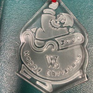 Waterford Crystal Happy Christmas WS 2000 Ornament